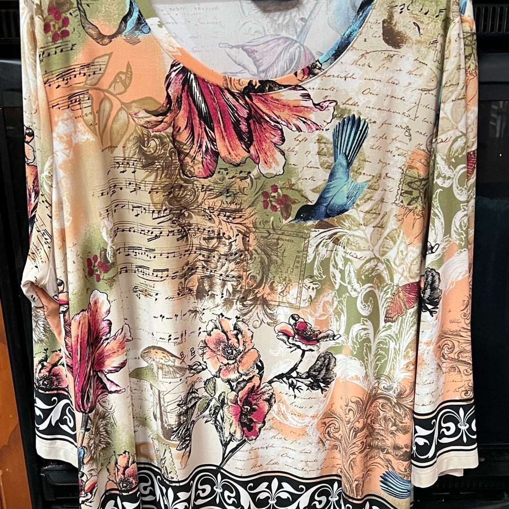Floral Print Women's Top